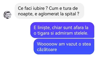 BANC | „Cum e tura de noapte, e aglomerat la spital?”