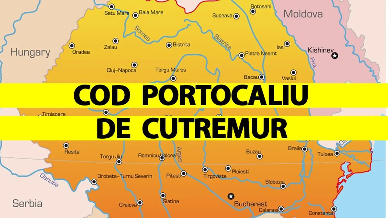 Două cutremure puternice în România, la orele 00:05 și 05:23, cele mai mari din 2019. Urmează al treilea seism?! INFP a emis codul portocaliu