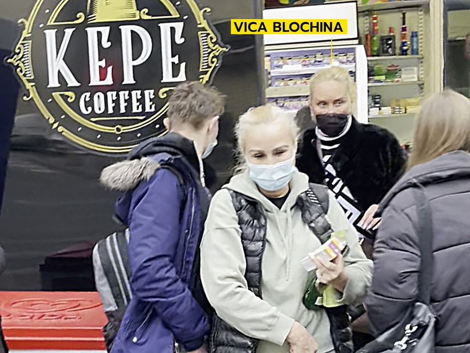 Vica Blochina a ieșit la cumpărături, la un butic din ”Dorobanți”