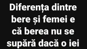 BANC | Care este diferența dintre bere și femei