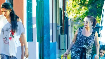 Sotia lui Pepe, neglijenta cu ea de cand a devenit mamica! Raluca Pastrama a iesit in pijama in fata portii