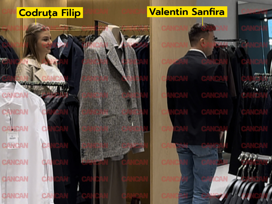 În doi timpi şi trei mişcări, Valentin Sanfira a „spart” câteva sute de lei. I-a făcut în ambiţie soţiei. Codruța Filip nu a avut timp să arunce cu banii