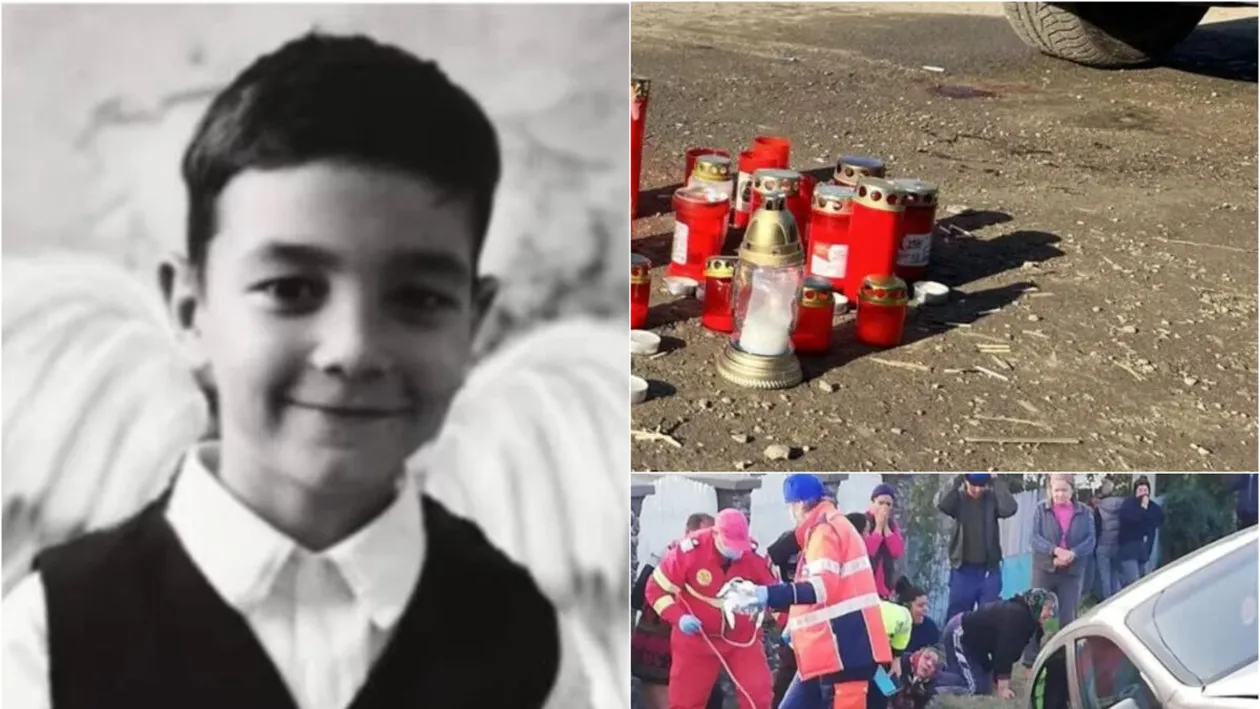 BREAKING | David, un băiețel de doar 8 ani, a murit după ce a fost lovit în plin de o mașină