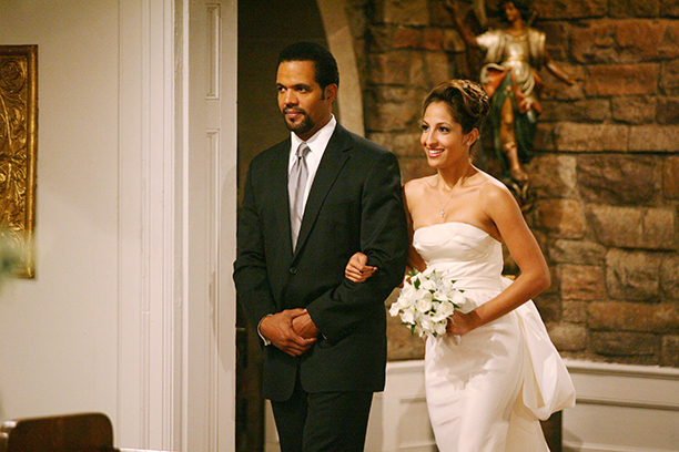 Christel Khalil, Kristoff St John"The Young and the Restless" SetCBS Televison CityLos Angeles4/10/09©Aaron Montgomery/jpistudios.com310-657-9661Episode # 9146U.S. Airdate 5/15/09