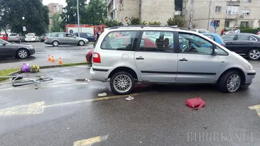 Accident teribil în Bihor! Patru susori au fost lovite de un autoturism chiar pe trotuar VIDEO