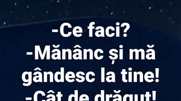 BANCUL ZILEI | Mănânc și mă gândesc la tine