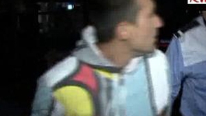 VIDEO Un sofer din Constanta a sarit sa bata jurnalistii!