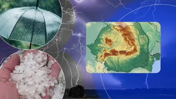 Prognoza meteo azi, 9 august 2026. Apar vijelii în sudul țării și la munte, dar scăpăm de temperaturile de 40 de grade Celsius