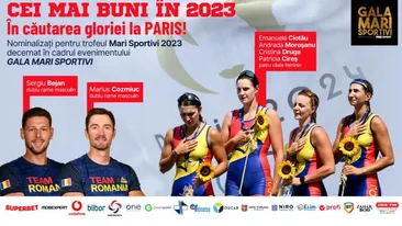 Gala Mari Sportivi ProSport 2023. Aurul, mai aproape ca niciodată! Ținem pumnii la Jocurile Olimpice echipajelor de canotaj duble rame masculin și patru vâsle feminin