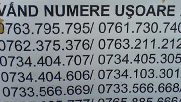 Vanzarea numerelor preferentiale de telefon este ilegala! Tranzactiile acestora au ajuns si la 1.000 de euro!