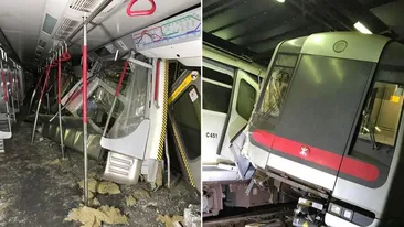 Haos după ciocnirea a două garnituri de metrou. Populației i se cere să evite ruta afectată | FOTO
