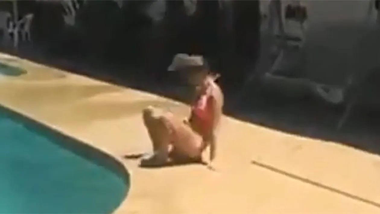 O clipă de distractie s-a transformat intr-o tragedie! Cum a reusit o blondă să-şi rupă ambele picioare dintr-un gest prostesc