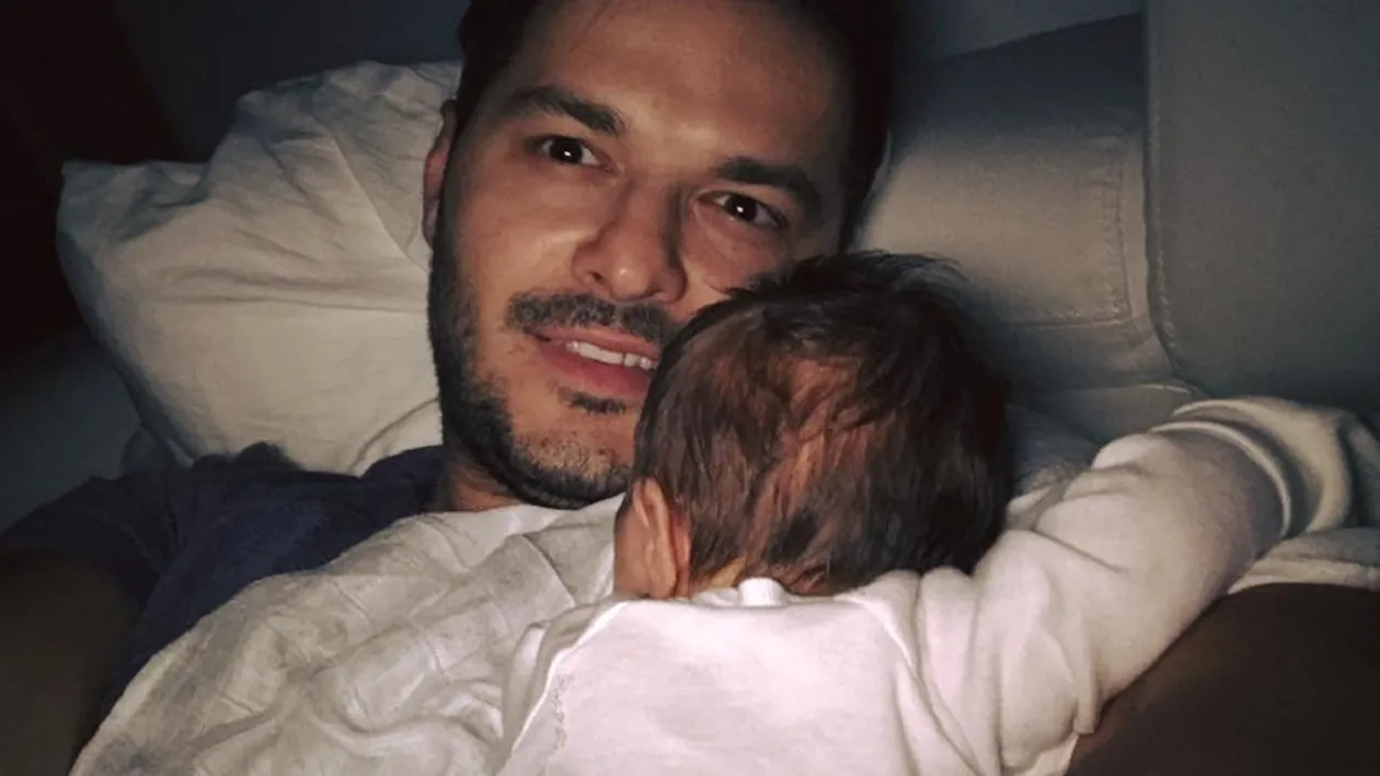 Primele imagini cu chipul micuţei Maria Anastasia, cea de-a doua fiică a lui Liviu Vârciu