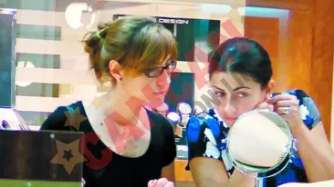 Gabriela Cristea si-a cautat cercei