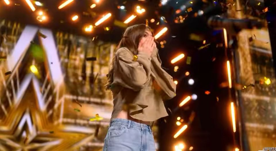 Maya Giotea a primit Golden Buzz la Britains`s Got talent/ sursă foto: social media