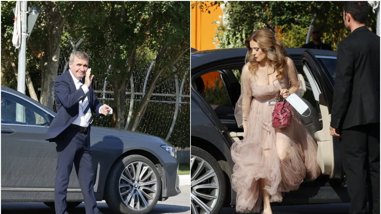 Apariție de milioane la cununia Simonei Halep cu Toni Iuruc! Cum s-au afișat Gică Hagi și soția sa, Marilena