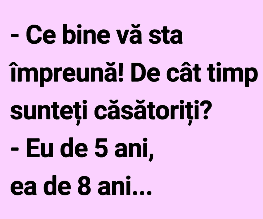 BANCUL ZILEI | Potrivire conjugală