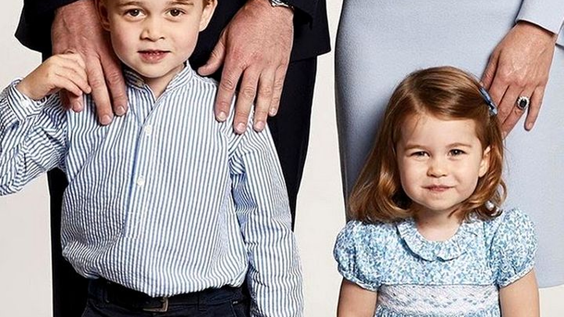 Prințul George și prințesa Charlotte și-au cunoscut frățiorul