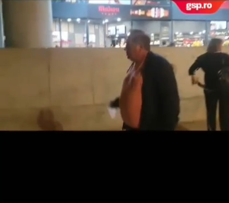 Ioan Niculae și Vera Mitran, subprefect de Teleorman, la meciul Cipru-România. sursă - gsp.ro