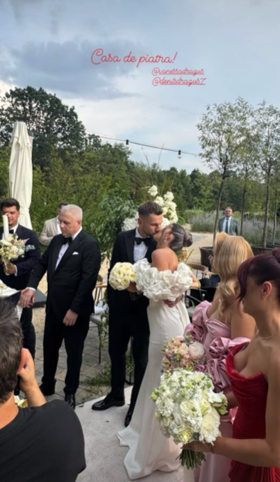 Vanessa și Denis Drăguș au avut o nuntă fabuloasă/ Sursa foto: Instagram
