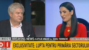 Confruntare directă pentru primăria Sectorului 1. Dan Tudorache dă de pământ cu  Clotilde Armand: „Fiecare politician are un schelet în dulap. Dvs. aveți?”