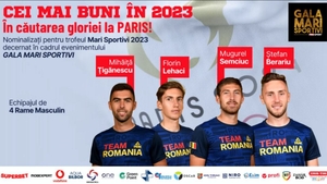 Gala Mari Sportivi ProSport 2023. Ei sunt cei patru canotori care pot aduce aurul pentru România la Jocurile Olimpice Paris 2024