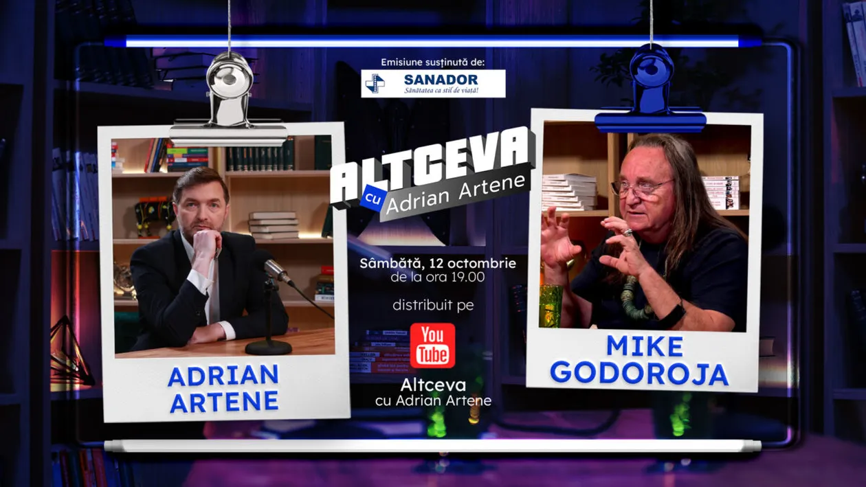 Mike Godoroja: ”Muzica este suport pentru rugăciune.” Povestea de dragoste dintre artist și artă, în EXCLUSIVITATE, la „Altceva cu Adrian Artene”