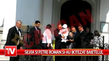 Petre Roman si Silvia Chifiriuc si-au botezat fiul!