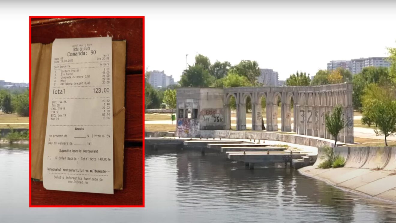 Asta e ultima! Ce a păţit un bucureştean care a mâncat la o terasă de la Lacul Morii? De necrezut ce i-au scris pe nota de plată