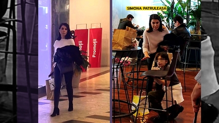 E, de departe, “one man show!”. Simona Pătruleasa arată impecabil, are grijă de copii și…