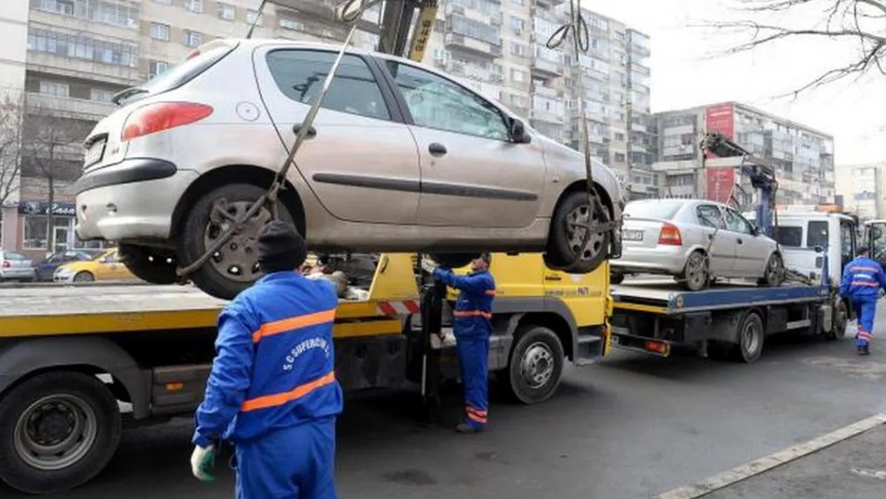 Anunțul făcut de Primăria Capitalei! Mașinile parcate neregulamentar vor fi ridicate 24 de ore din 24