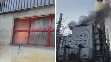 Incendiu la Termocentrala Rovinari în ziua de Paște! Grupul 5 a fost oprit