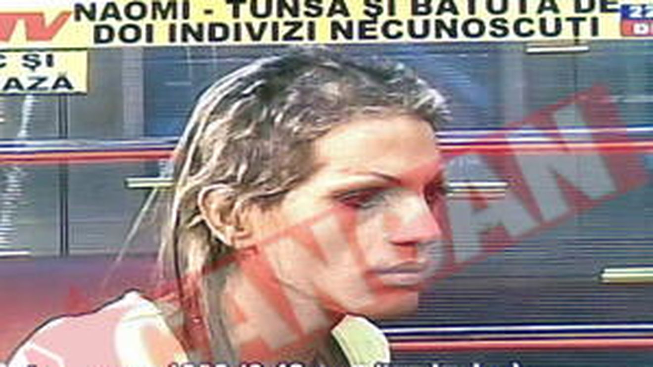 Travestitul Naomi a fost batut, tuns si bagat in tomberon