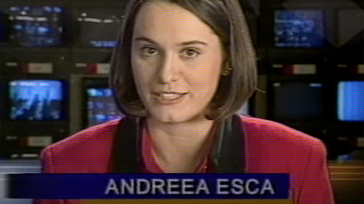 Cum arăta Andreea Esca pe 1 decembrie 1995, la prima emisie Pro TV. Ce gafă a comis prezentatoarea chiar în final