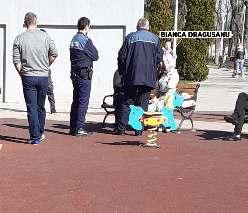 Singurele imagini de la scandalul  din parc dintre mama & soțul Biancăi Drăgușanu!
