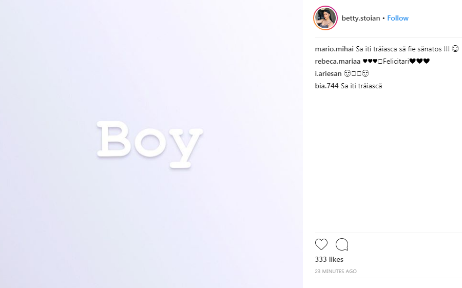 „Ai nascut?” Imaginea cu bebelusul care a creat isterie! Betty Salam a anuntat sexul copilului