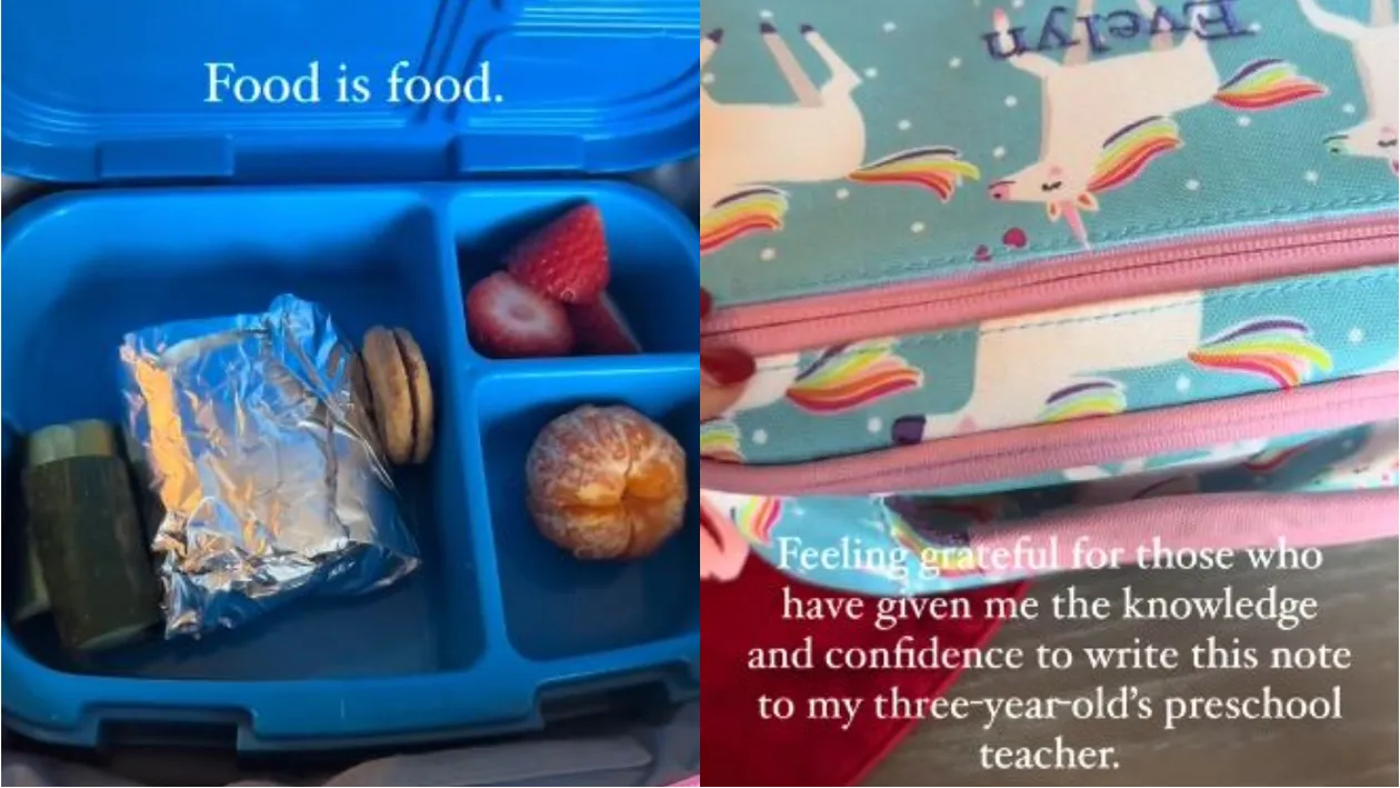 O mamă s-a enervat pe o educatoare şi i-a lăsat un bileţel pe caserola de mâncare a fetiţei sale. Ce îi făcea copilului