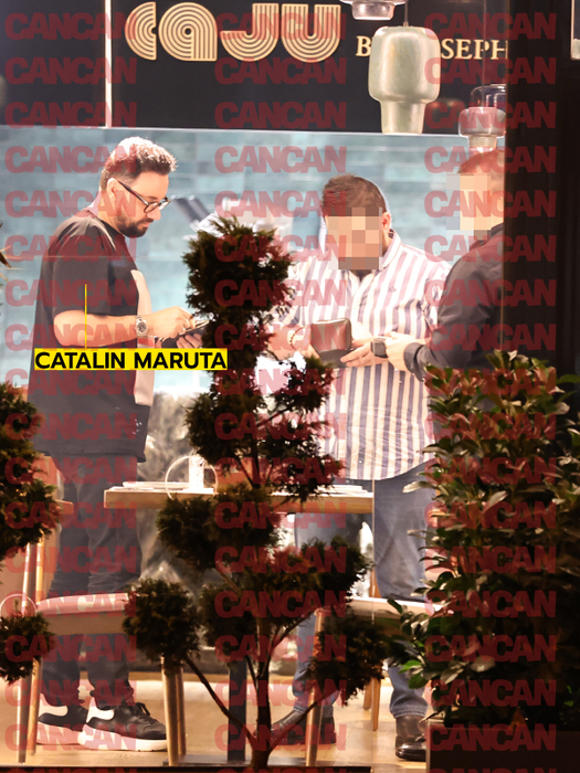 S-au întâlnit în localul lui Joseph Hadad / (Sursa: CANCAN.RO)