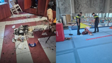 Sala de gimnastică ”Nadia Comăneci” a fost vandalizată! Ce a putut face atacatorul cu una din medalii