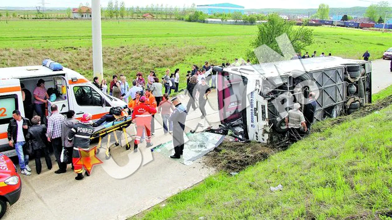 41 de raniti si 5 morti in 3 accidente groaznice produse la Arges, Tulcea si Braila! Ziua dezastrelor in Romania