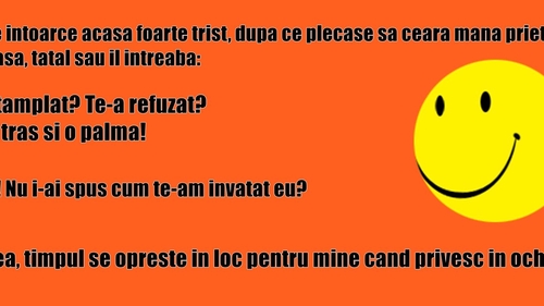 BANCUL ZILEI | „Am cerut-o de nevastă, dar m-a pălmuit”