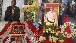 Coroană funerară spectaculoasă la priveghiul lui Costel Corduneanu! Cum arată aranjamentul de 3 metri care poate intra în Cartea Recordurilor