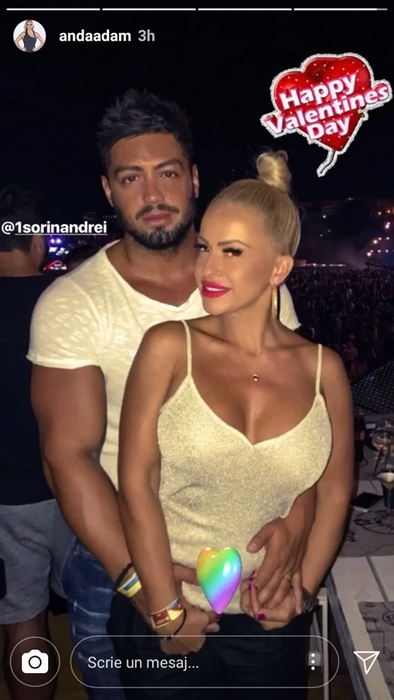 Aceasta e fotografia pe care Anda Adam a postat-o ulterior pe Instagram Story.