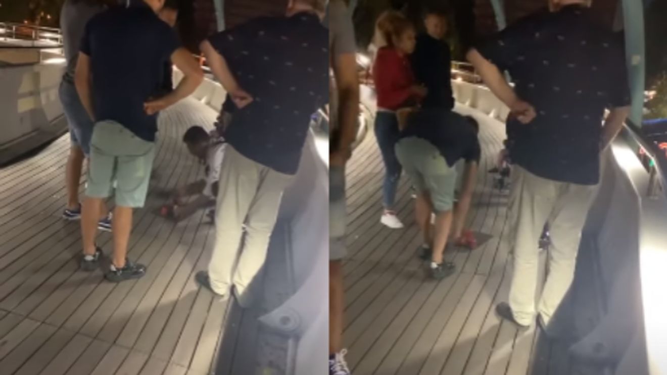 Doi bărbați reținuți de poliție, după ce au jucat „alba-neagră” pe pasarela din Mamaia. VIDEO