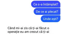 Bancul zilei. „Când mi-ai zis că ți-ai făcut o operație, eu am crezut că ți-ai mărit sânii”