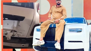 ”Hâtz Johnule” a comis-o! A vrut să fie "zmeu" cu-n Rolls Royce, dar i-a provocat daune de 100.000 €!