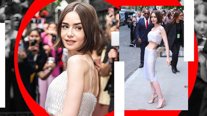 Apariție îngrijorătoare a actriței din „Emily in Paris”. Lily Collins are o talie de viespe