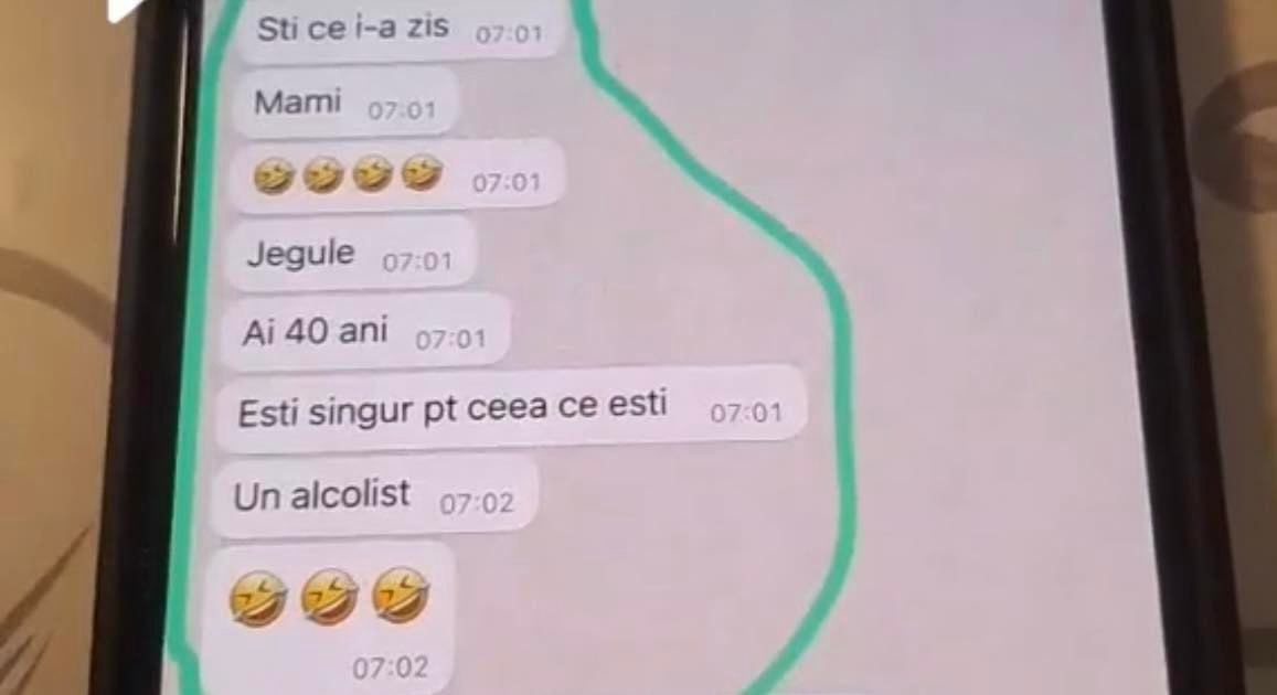 Mesajele pe care Bianca Pop le-a scris pe un grup de pe WhatsApp, acolo unde sunt mai mulți susțoinători de-ai săi Sursă foto: TikTok
