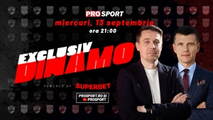 Cel mai nou acționar de la SC Dinamo 1948 SA, în platou cu Cătălin Mureșanu miercuri, 13 septembrie, de la ora 21.00
