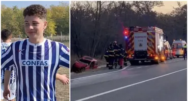 Adelin a pierit la doar 14 ani, după ce tatăl său a pierdut controlul mașinii! Își dorea să ajungă fotbalist: „Un viitor Gică Popescu”